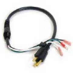 Sandia 10-0026-A - 17" Complete Backpack Pigtail Cord W/Strain Relief Nut And Electrical Connectors