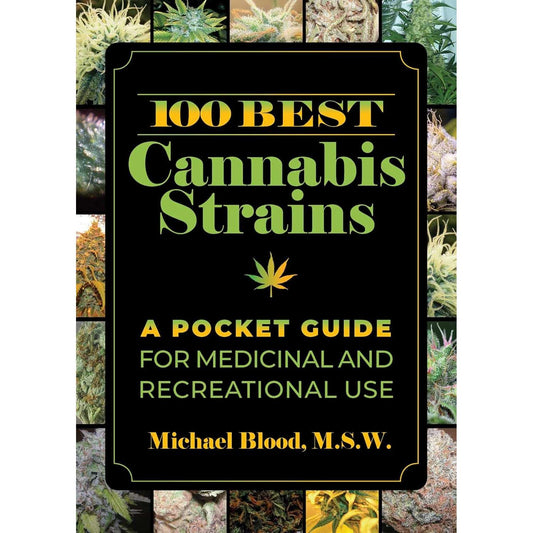 Paradise Clay SKY191 100 Best Cannabis Strains: A Pocket Guide for Medicinal and Recreational Use - Book