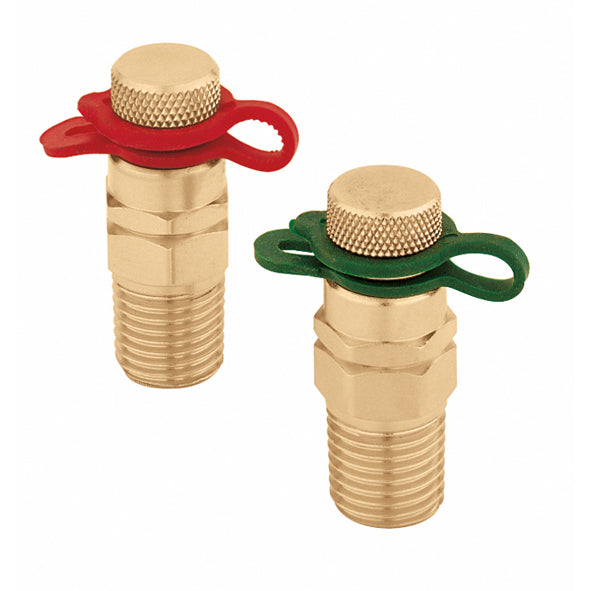 Caleffi 100001A Low Lead 1/4" NPT Port Set