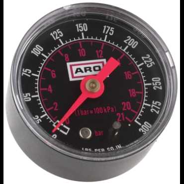 American Lube 100083 1/4" Back-Port Gauge