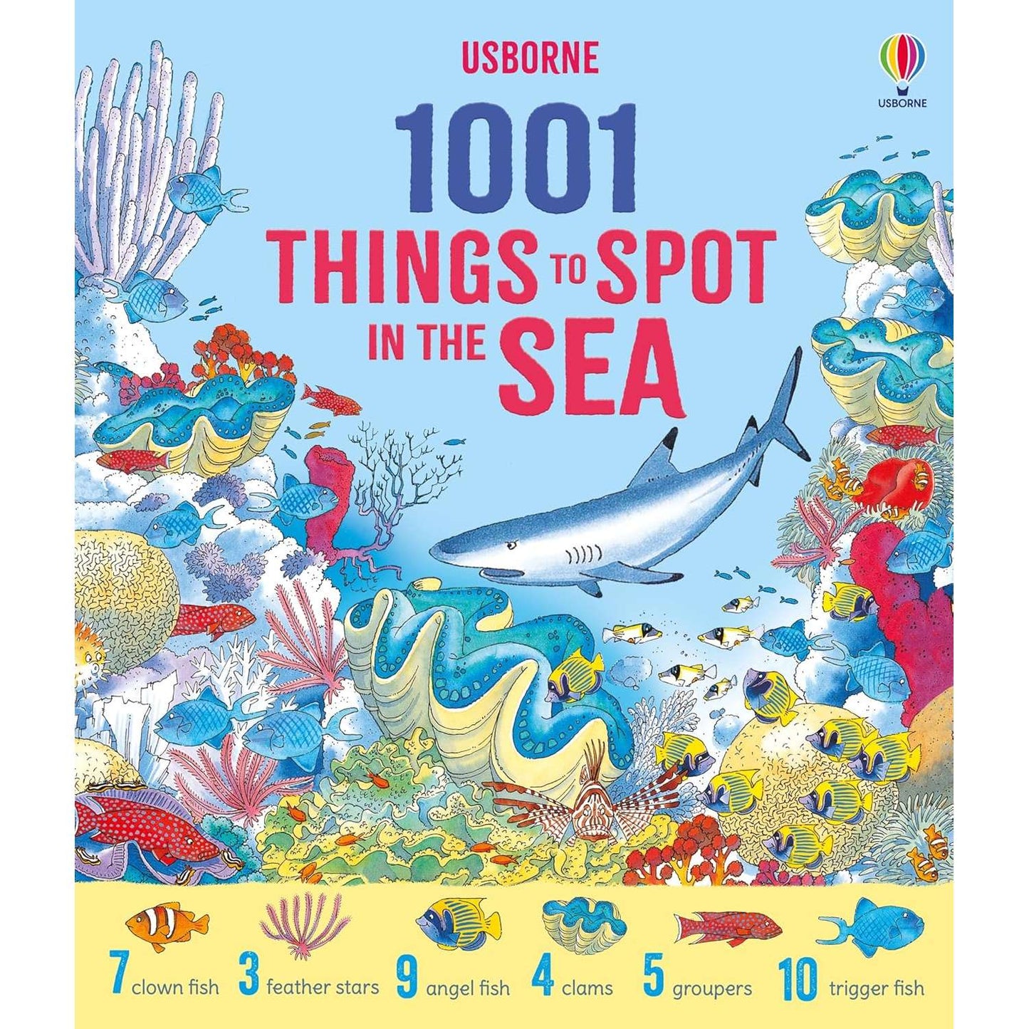 Paradise Clay HRW241 1001 Things to Spot in the Sea - Book