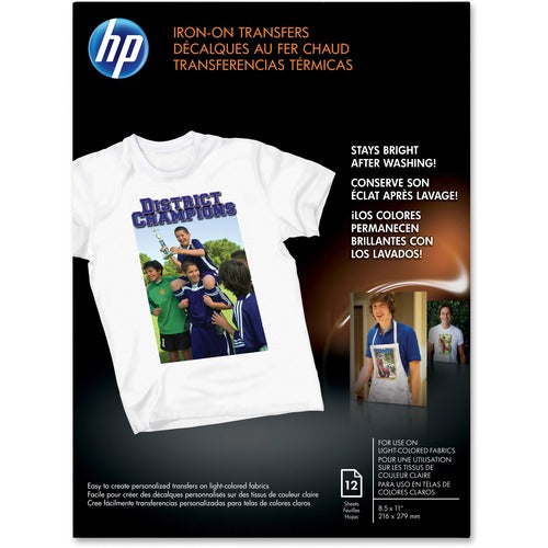 HP HEWC6049A Inkjet Iron-On Transfers