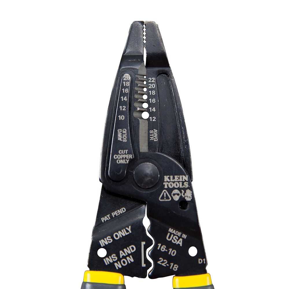 Klein Tools 1009 Klein-Kurve Long-Nose Wire Stripper, Wire Cutter, Crimping Tool