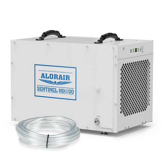 AlorAir Sentinel HDi100, 220 Pints Whole House Dewhumidifier for Crawl Space, Basements, Attic, Pump Drain