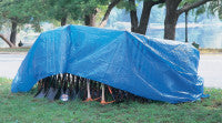 ANCHOR BRAND 1824 Anchor 11016 18' X 24' Poly Tarp Woven Lamin