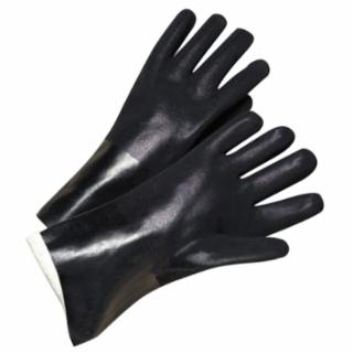 ANCHOR BRAND 7300 Anchor 2433 12" Black Pvc Finish Jersey Lined (1 PR)