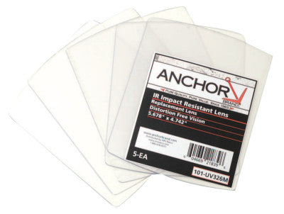 Anchor Brand UV326M Miller Replacement Lenseq 216-326 Pk/5