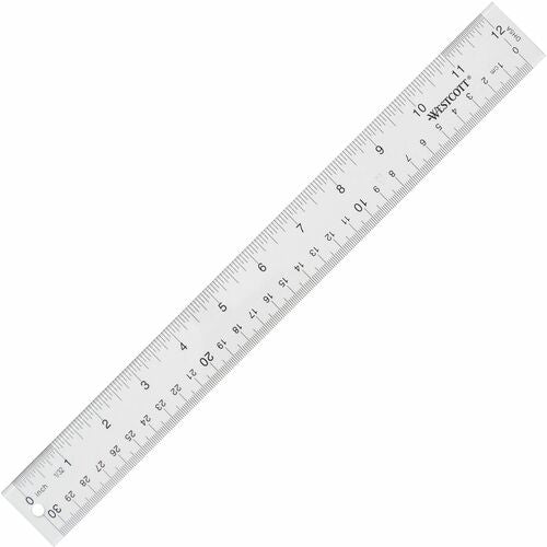 Westcott ACM10562 Westcott 12" Transparent Ruler