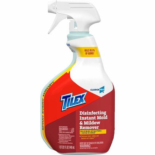 CloroxPro CLO35600 Tilex Disinfecting Instant Mold and Mildew Remover Spray