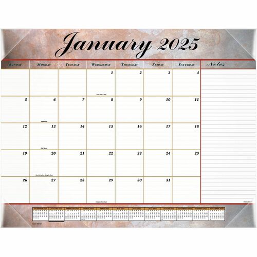 At-A-Glance AAG89702 Marbled Desk Pad