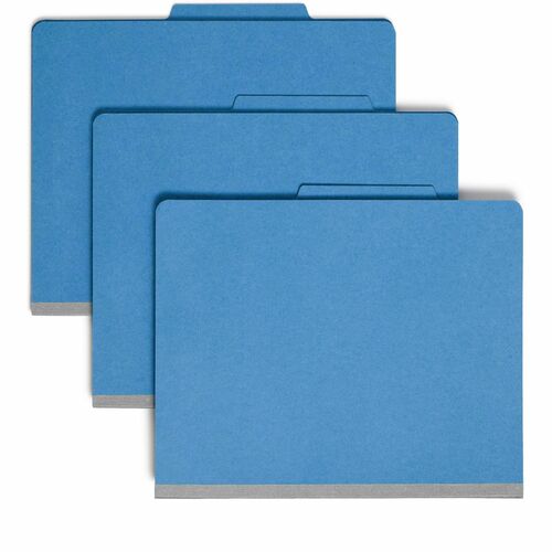Smead SMD13701 Colored 2/5 Tab Cut Letter Recycled Classification Folder