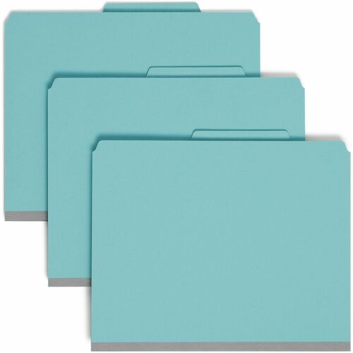 Smead SMD14030 SafeSHIELD 2/5 Tab Cut Letter Recycled Classification Folder