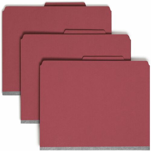 Smead SMD14082 SafeSHIELD 2/5 Tab Cut Letter Recycled Classification Folder