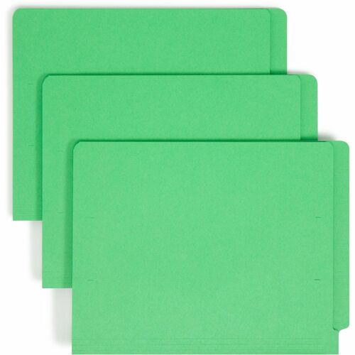 Smead SMD25110 Colored Straight Tab Cut Letter Recycled End Tab File Folder