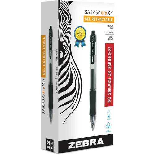Zebra ZEB46710 SARASA dry X20 Retractable Gel Pen