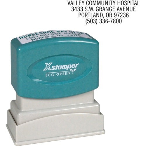 Xstamper XSTN10 Custom Return Address Pre-inked Stamp