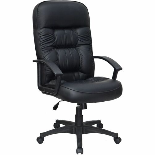 Lorell LLR60116 Tufted Executive High-Back Office Chair