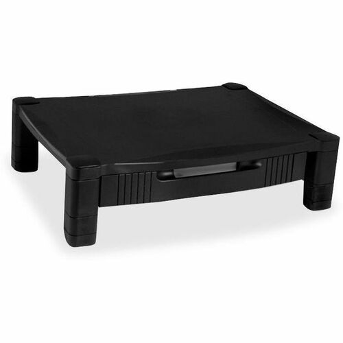 Kantek KTKMS420 Height-Adjustable Monitor Stand with Organizing Drawer