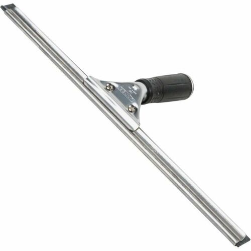 Unger UNGPR400 Pro Stainless Steel Squeegee - Ergonomic Handle - 16" Head - Rubber, Steel
