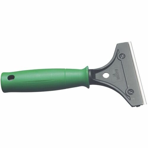 Unger UNGSH00C Ergotec Scraper - Ergonomic Handle - 4" Head - 7.87" Handle - Steel - Green