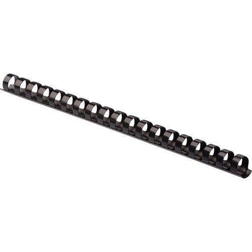 Fellowes FEL52327 Plastic Combs - Round Back, 5/8", 120 Sheets, Black, 100 Pk - 0.6" Height X 10.8" Width X 0.6" Depth - 120 X Sheet Capacity - For Letter 8.50" X 11" Sheet - Black - Plastic - 100 / Pack
