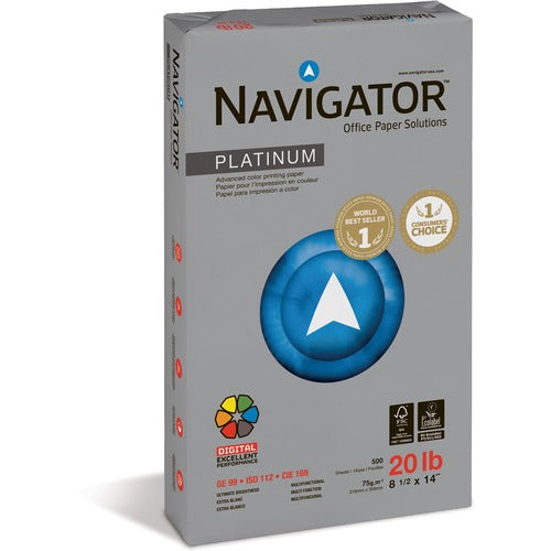 Navigator SNANPL1420 Platinum Office Multipurpose Paper - Bright White