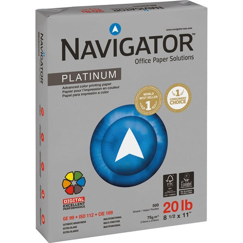 Navigator SNANPL1120 Platinum Office Multipurpose Paper - Bright White