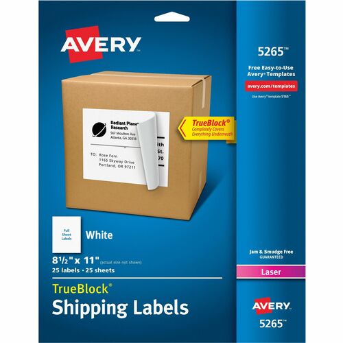 Avery® AVE5265 Avery® Shipping Labels - TrueBlock