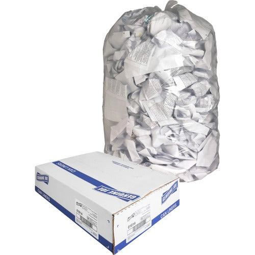 Genuine Joe GJO01014 Clear Trash Can Liners