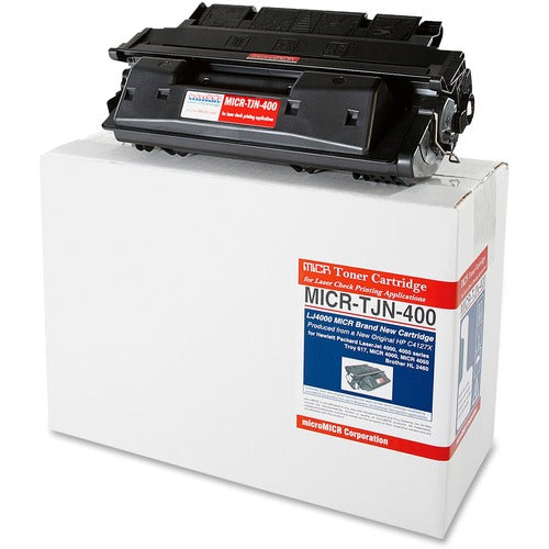 microMICR MCMMICRTJN400 MICR Laser Toner Cartridge C4127X - Black - 1 Each