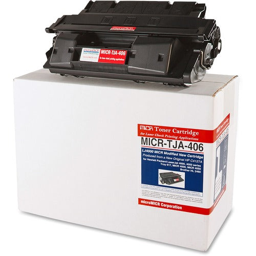 microMICR MCMMICRTJA406 MICR Standard Yield Laser Toner Cartridge C4127A - Black - 1 Each