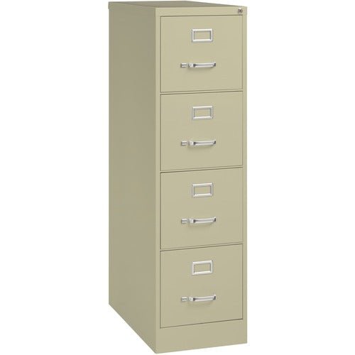 Lorell LLR60193 Fortress Series 26-1/2" Commercial-Grade Vertical File Cabinet