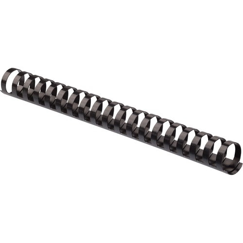 Fellowes FEL52367 Plastic Combs - Round Back, 3/4", 150 Sheets, Black, 100 Pk - 0.8" Height X 10.8" Width X 0.8" Depth - 150 X Sheet Capacity - For Letter 8.50" X 11" Sheet - Round - Black - Plastic - 100 / Pack