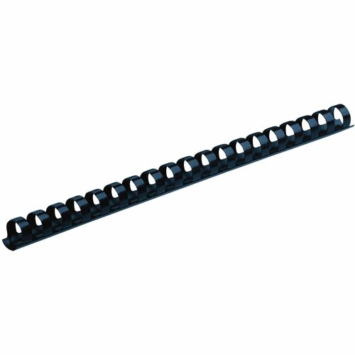 Fellowes FEL52505 Plastic Combs - Round Back, 3/8", 55 Sheets, Navy, 100 Pack - 0.4" Height X 10.8" Width X 0.4" Depth - 55 X Sheet Capacity - For Letter 8.50" X 11" Sheet - Navy - Plastic - 100 / Pack