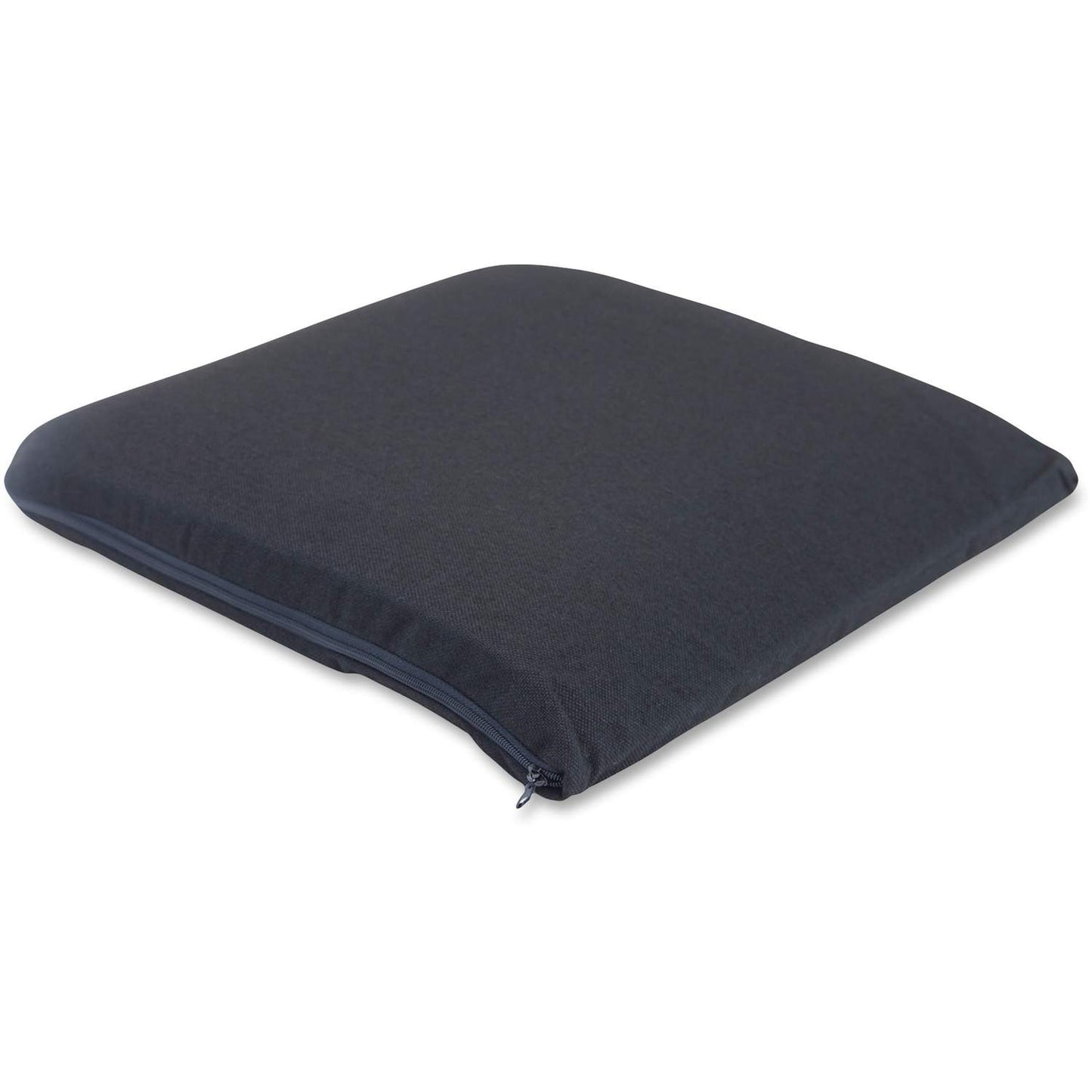 The ComfortMakers MAS91061 Master Memory Foam Seat Cushion - Washable, Anti-Fatigue, Adjustable Strap, Flame Retardent Fabric - Hook Mount - 17.5" X 2.8" X 17" - Black