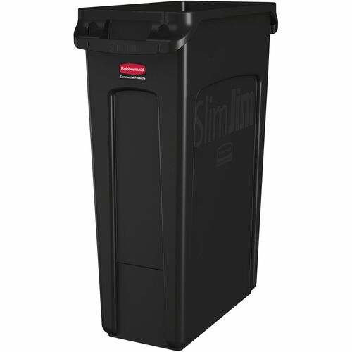 Rubbermaid Commercial RCP354060BK Slim Jim 23-Gallon Vented Waste Container