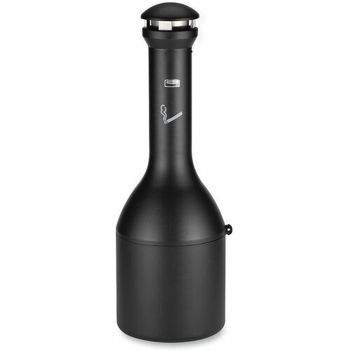 Rubbermaid Commercial RCP9W3300BK Traditional Smoking Receptacle