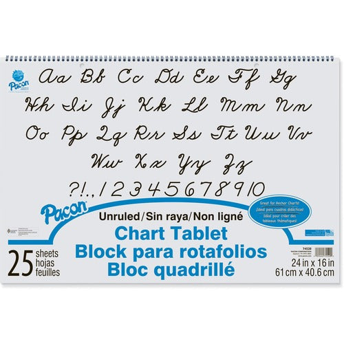 Pacon® PAC74520 Unruled Chart Tablet