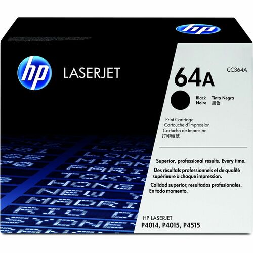 HP HEWCC364A 64A (CC364A) Original Laser Toner Cartridge - Single Pack - Black - 1 Each
