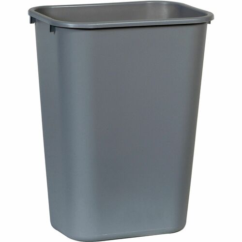 Rubbermaid Commercial RCP295700GY 41 QT Large Deskside Wastebasket