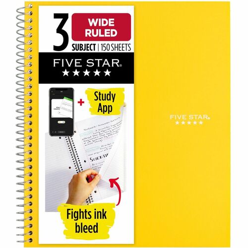 Five Star MEA05204 Three-subject Notebook