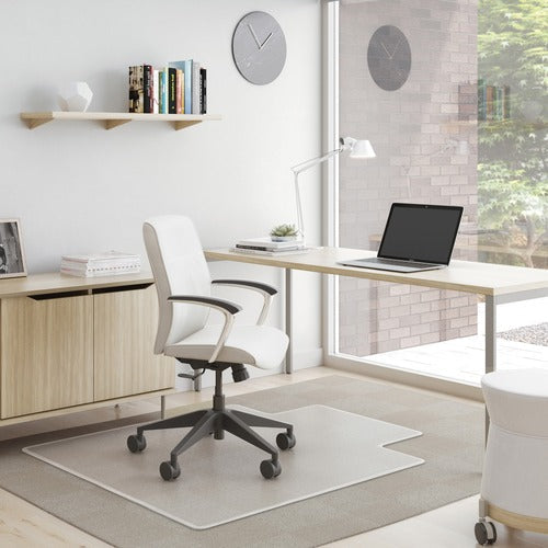 Deflecto DEFCM14233 Supermat Cm14233 Chair Mat - Carpeted Floor - 45" Length X 53" Width - Lip Size 12" Length X 25" Width - Vinyl