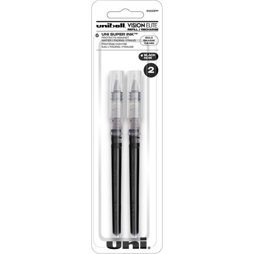 uniball UBC61233PP Vision Elite Rollerball Pen Refills