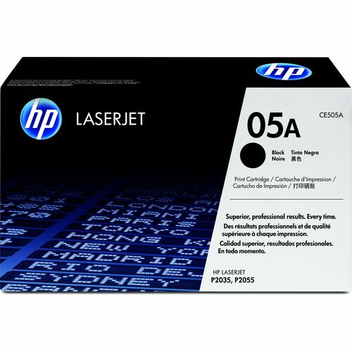 HP HEWCE505A 05A Original Laser Toner Cartridge - Black - 1 Each