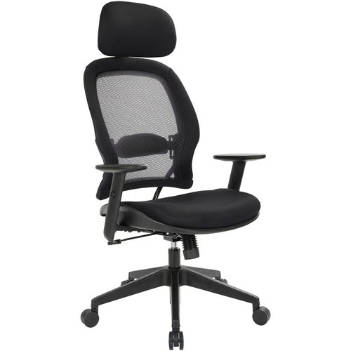 Office Star OSP55403 Professional Air Grid Chair with Adjustable Headrest
