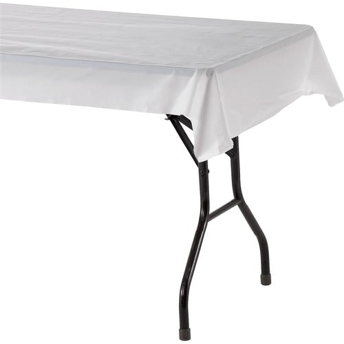 Genuine Joe GJO10324 Banquet-Size Plastic Tablecover