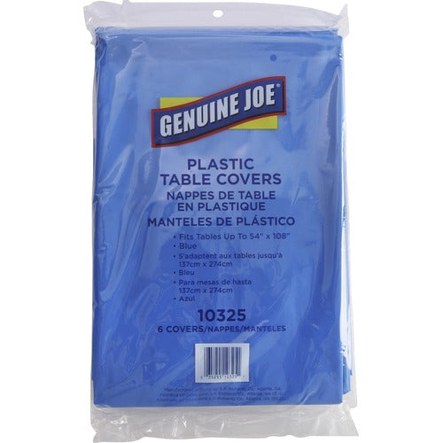 Genuine Joe GJO10325 Plastic Rectangular Table Covers