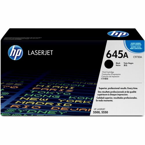 HP HEWC9730A 645A (C9730A) Original Laser Toner Cartridge - Single Pack - Black - 1 Each