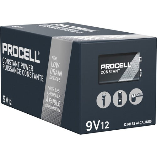 Procell by Duracell DURPC1604BKD 9-Volt Alkaline Batteries