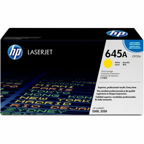 HP HEWC9732A 645A (C9732A) Original Laser Toner Cartridge - Single Pack - Yellow - 1 Each